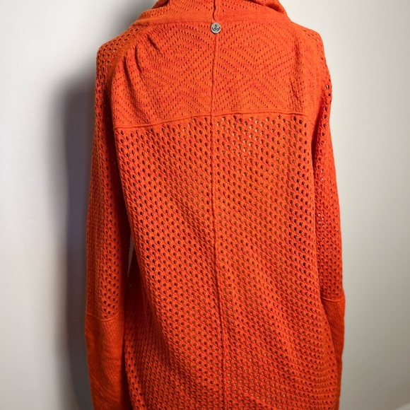Prana women’s light weight pullover sweater size small orange - Picture 3 of 6